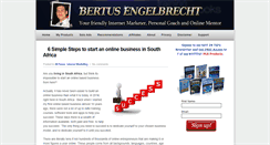 Desktop Screenshot of bertusengelbrecht.com